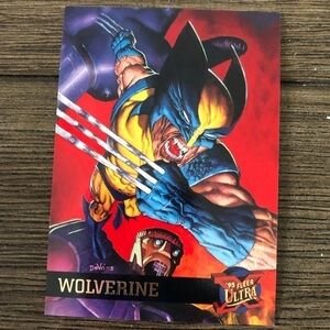 X-Men ’95 Fleer Ultra trading card: Wolverine #52